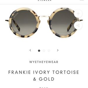 Wyeth Frankie Ivory Sunglasses BRAND NEW!!!